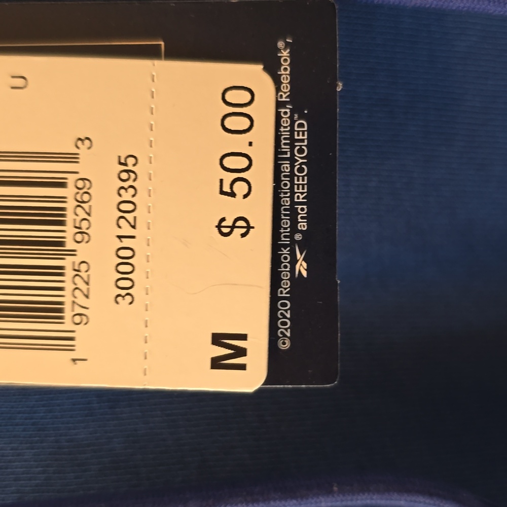 REEBOK BRAND SIGNATURE MEN'S BLUE PULLOVER FLEECE HOODIE SIZE MEDIUM - Picture 6 of 15